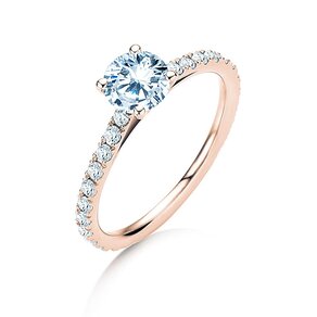 Verlobungsring Pure Diamond in 18K Roségold mit Diamanten 1,17ct G/SI