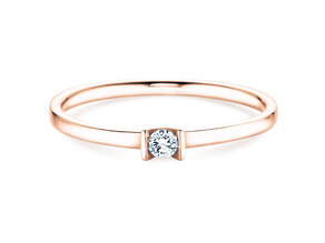 Verlobungsring Love in Roségold