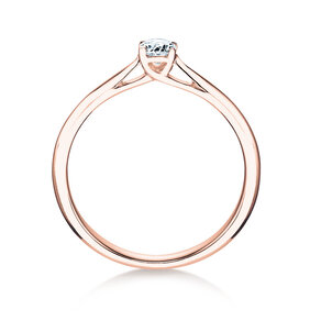 Verlobungsring Delight in 18K Roségold mit Diamant 0,20ct G/SI