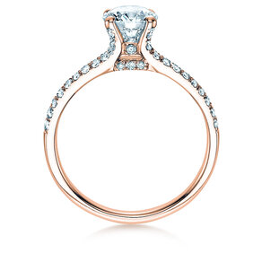 Verlobungsring Dynasty in 18K Roségold mit Diamanten 1,27ct G/SI