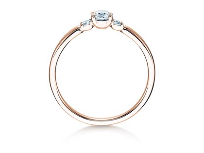Verlobungsring Vivid Petite Diamond in Roségold