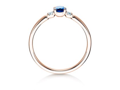 Verlobungsring Vivid Petite in Roségold