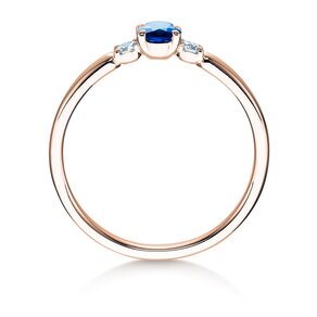 Verlobungsring Vivid Petite in Roségold