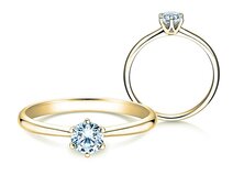 Verlobungsring Spirit in 9K Gelbgold mit Diamant 0,50ct G/SI