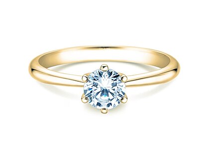 Verlobungsring Spirit in 9K Gelbgold mit Labordiamant 1,00ct E/VS