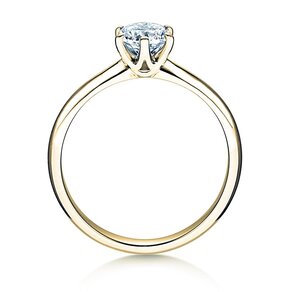 Verlobungsring Spirit in 9K Gelbgold mit Labordiamant 1,00ct E/VS