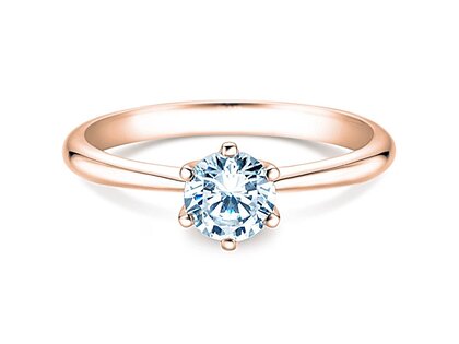 Verlobungsring Spirit in 14K Roségold mit Labordiamant 1,00ct E/VS