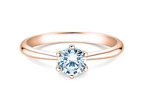 Verlobungsring Spirit in 14K Roségold mit Labordiamant 1,00ct E/VS