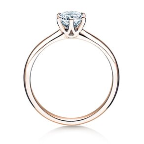 Verlobungsring Spirit in 14K Roségold mit Labordiamant 1,00ct E/VS