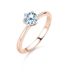 Verlobungsring Spirit in 14K Roségold mit Labordiamant 1,00ct E/VS