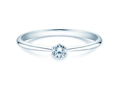 Verlobungsring Spirit in Silber 925/- mit Diamant 0,15ct G/VS