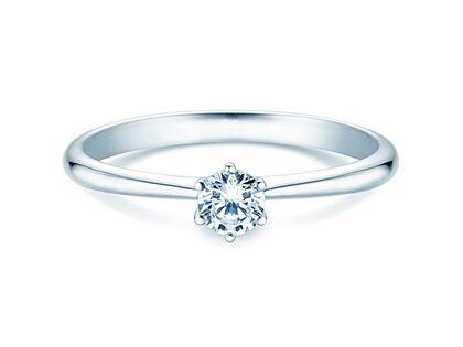 Verlobungsring Spirit in 18K Weißgold mit Diamant 0,25ct G/VS
