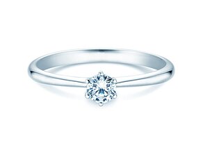 Verlobungsring Spirit in 18K Weißgold mit Diamant 0,25ct G/VS