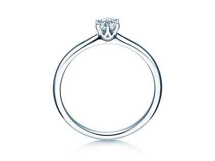 Verlobungsring Spirit in 18K Weißgold mit Diamant 0,25ct G/VS