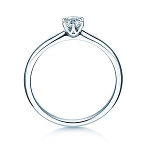 Verlobungsring Spirit in 18K Weißgold mit Diamant 0,25ct G/VS