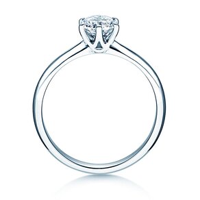 Verlobungsring Spirit in 9K Weißgold mit Labordiamant 1,00ct E/VS