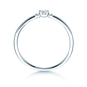 Verlobungsring Vivid Petite Diamond in Platin 950/- mit Diamanten 0,10ct G/SI