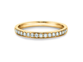 Verlobungsring Alliance in 18K Gelbgold mit Diamanten 0,255ct G/SI