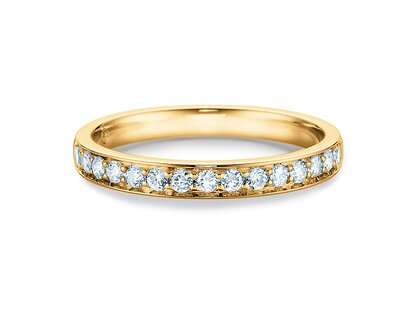 Verlobungsring Alliance in 14K Gelbgold mit Diamanten 0,30ct G/SI