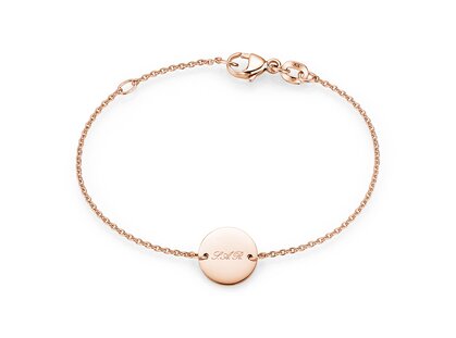 Armband Leo Petite in 14K Roségold, 12cm