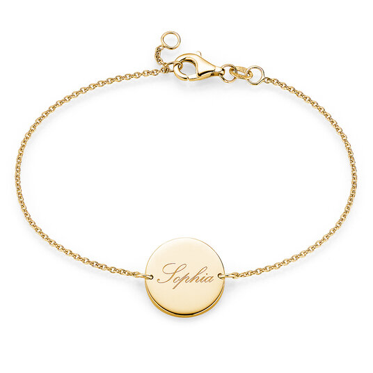 Armband Leo in 18K Gelbgold, 16cm