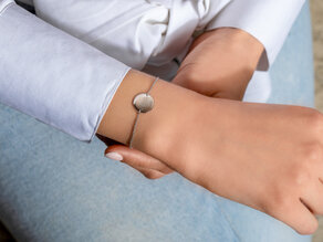 Armband Leo in Silber 925/-, 16cm