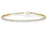 Tennisarmband in 18K Gelbgold
