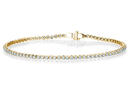 Tennisarmband in 18K Gelbgold