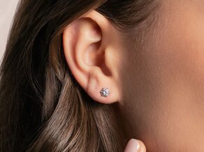 Ohrstecker Classic in 9K Gelbgold mit Diamanten 2,00ct G/SI
