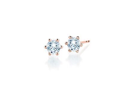 Ohrstecker Classic Labordiamant in 18K Roségold mit Labordiamanten 1,00ct E/VS