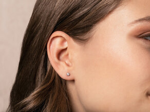 Ohrstecker Classic Labordiamant in 14K Weißgold mit Labordiamanten 0,20ct E/VS