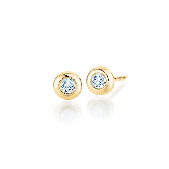 Ohrstecker Eternal Labordiamant in 9K Gelbgold mit Labordiamanten 0,20ct E/VS