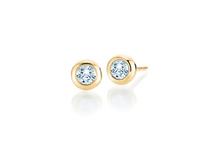 Ohrstecker Eternal in 9K Gelbgold mit Diamanten 0,80ct G/SI