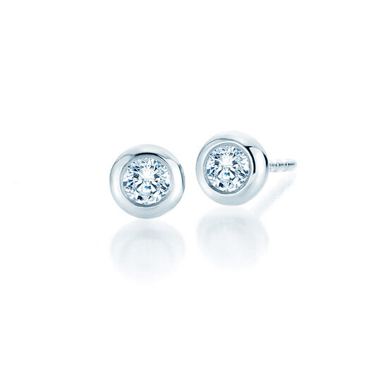 Ohrstecker Eternal in 14K Weißgold mit Diamanten 0,60ct G/SI