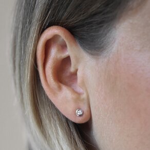 Ohrstecker Eternal Labordiamant in 14K Weißgold mit Labordiamanten 0,20ct E/VS