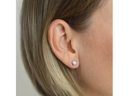 Ohrstecker Eternal in 14K Gelbgold mit Diamanten 0,60ct G/SI