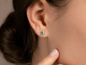 Ohrstecker Jolie in Platin