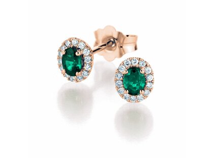 Ohrstecker Jolie in 18K Roségold