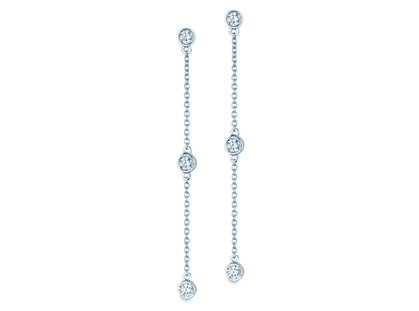 Ohrstecker Leon in 14K Weißgold mit Diamanten 0,18ct G/SI