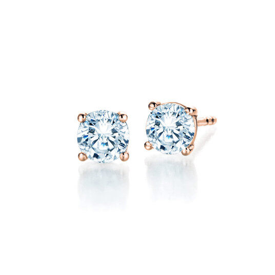 Ohrstecker Modern Labordiamant in 14K Roségold mit Labordiamanten 1,00ct E/VS
