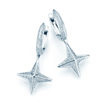 Creolen Diamond Stars