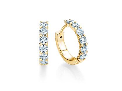 Creolen Dawn in 14K Gelbgold