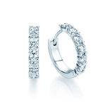 Creolen Dawn in 14K Weißgold