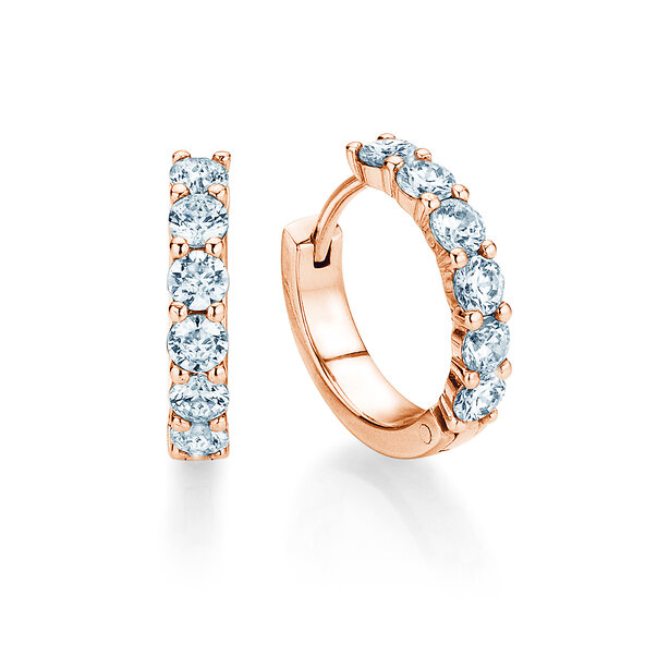Creolen Dawn in 18K Roségold