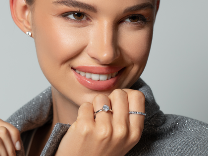 Verlobungsring Trinity in 14K Gelbgold poliert
