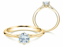 Verlobungsring Heaven 6 in 14K Gelbgold mit Diamant 0,50ct G/SI