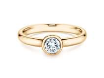 Verlobungsring Eternal in 14K Gelbgold mit Diamant 0,40ct G/SI