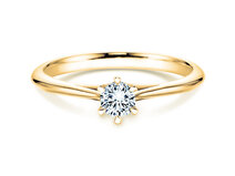 Verlobungsring Heaven 6 in 18K Gelbgold mit Diamant 0,40ct G/SI