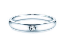 Verlobungsring Promise in Silber 925/- mit Diamant 0,03ct