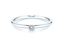 Verlobungsring Eternal in Silber 925/- mit Diamant 0,05ct G/SI